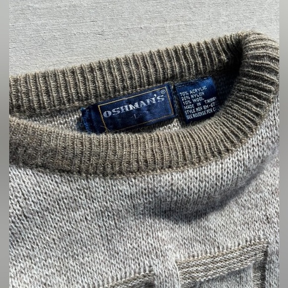 Vintage 90s Ugly Grandpa Sweater - Size Large - Picture 2 of 3